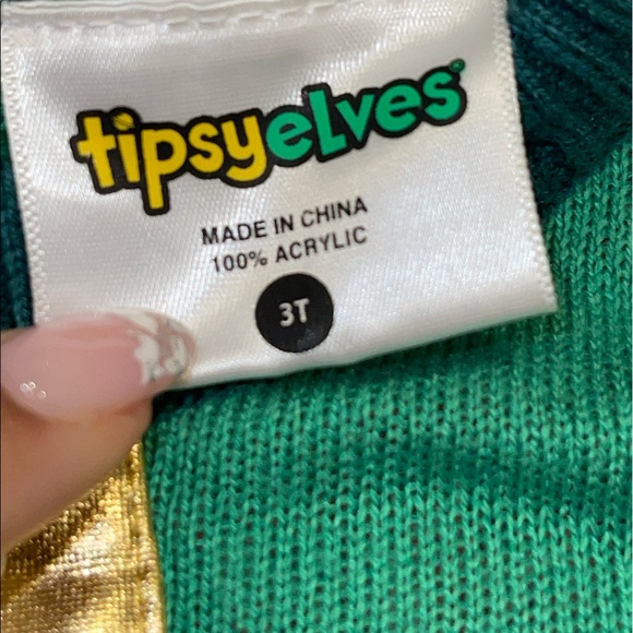 Tipsy Elves Siblings Gift sweaters. Size 3T & S - Picture 2 of 3